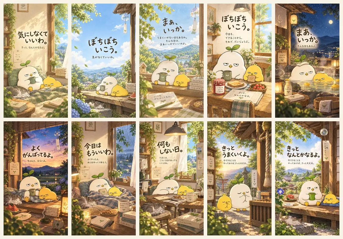 こもりのおまもり壁紙