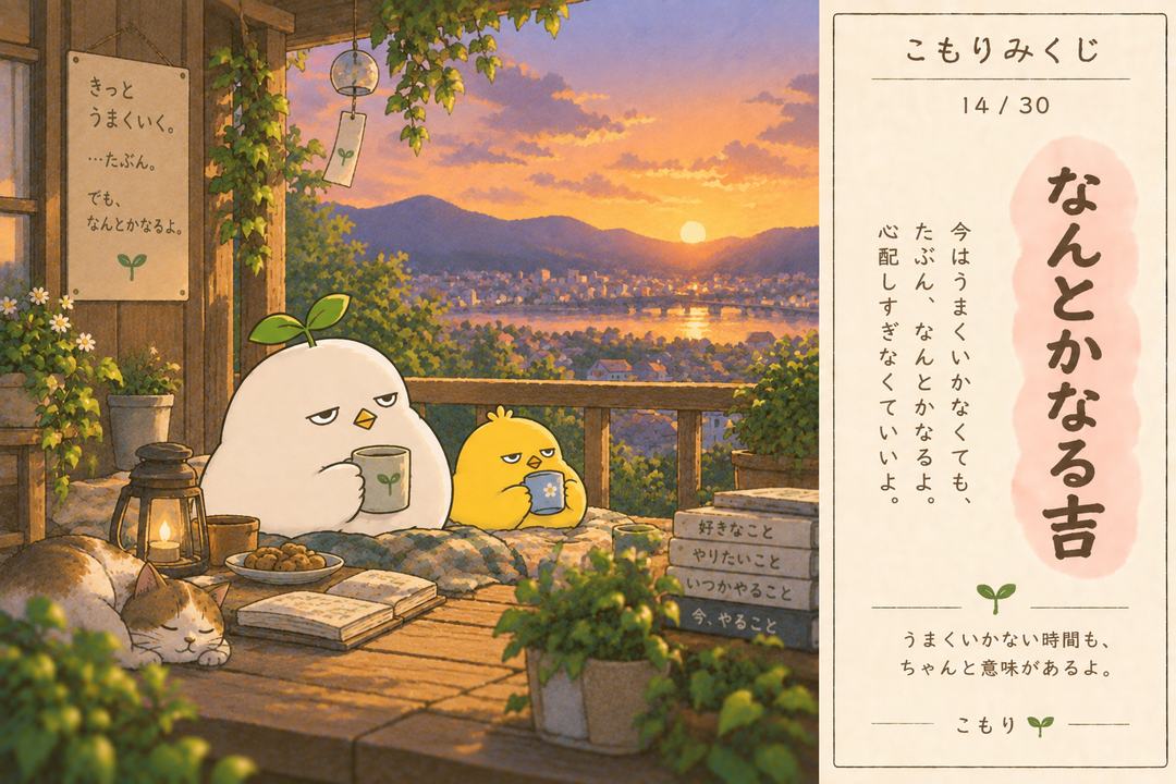 こもりみくじの風景