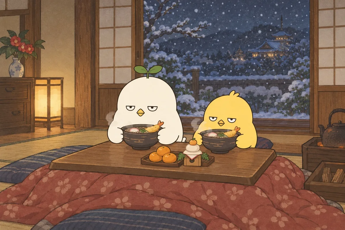 12月 年越しそば